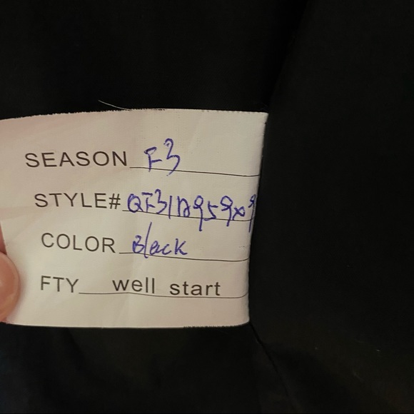 Michael Kors plaid tweed sequin zip up long jacket - Picture 9 of 9